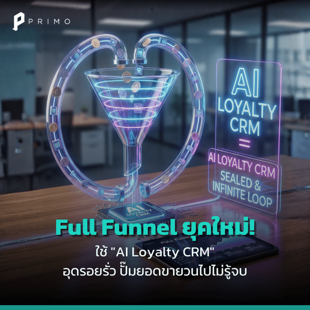 Full Funnel Marketing ยุคใหม่: ขับเคลื่อนด้วย AI Loyalty CRM เปลี่ยน Data เป็นยอดขายอัตโนมัติ